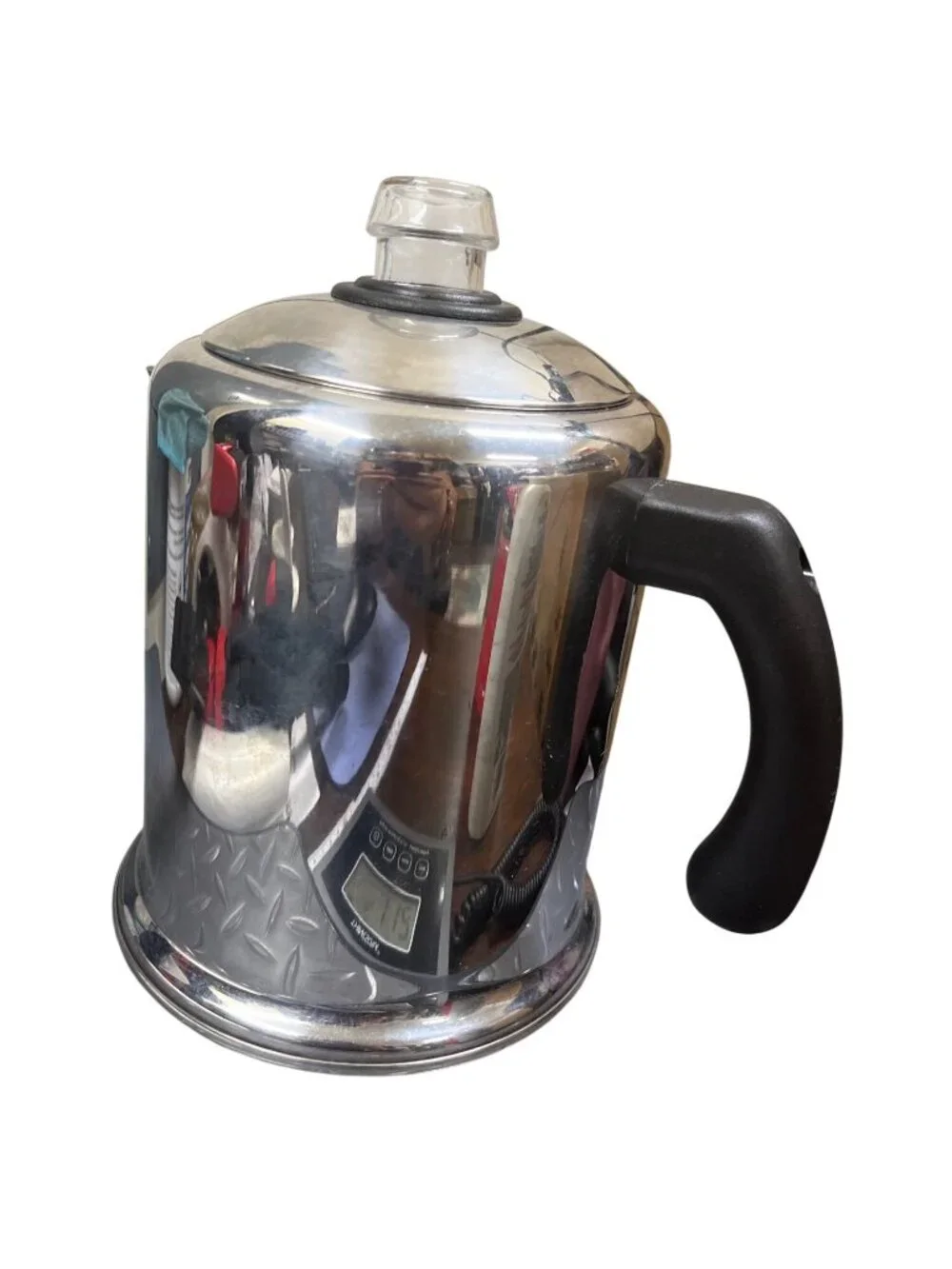 Farberware Yosemite large stainless steel coffee stove top percolater SKU 10-596